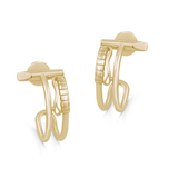 Polo Earrings - Yellow Gold