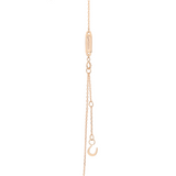 Horseshoe Pendant in Rose Gold