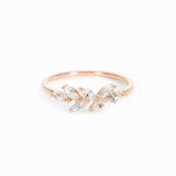 Diamond Leaves Ring