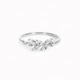 Diamond Leaves Ring