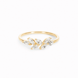 Diamond Leaves Ring