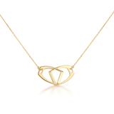 Interlocking Stirrups Extra Large Necklace - Yellow Gold