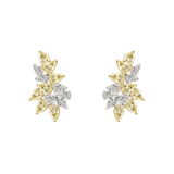 Duo-Tone Diamond Earrings