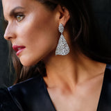 Diamond Cluster Earrings