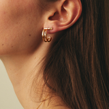 Polo Earrings - Rose Gold