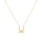 Horseshoe Pendant in Yellow Gold