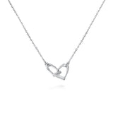 Stirrups Necklace - White Gold, Diamonds