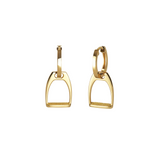 Stirrups Earrings - Yellow Gold