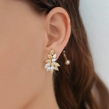 Duo-Tone Diamond Earrings